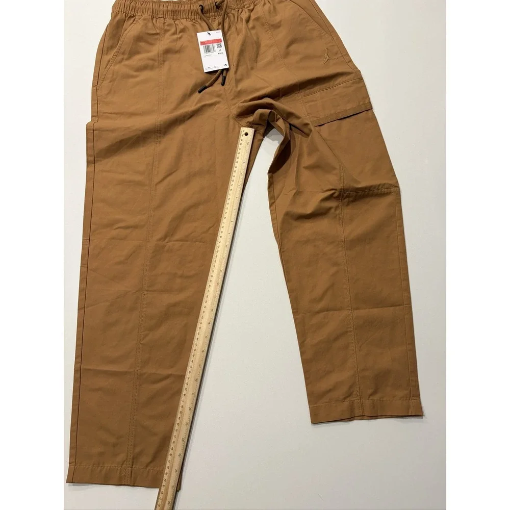 Jordan Essentials Woven Pants Mens Brown Large Jogger Cargo FN4539-231
